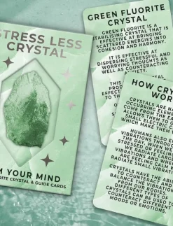 Gift Republic Crystal Healing Kit Stress Les - Spel & pussel| Spel & Pussel