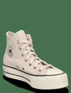 Converse CTAS LIFT HI PALE PETAL/NATURAL IVORY - Höga sneakers|Kvinnor Sportskor|Sneakers