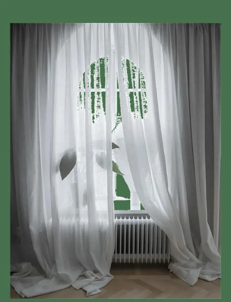 Mimou Curtain Ellie Double width - Gardinlängd| Gardiner