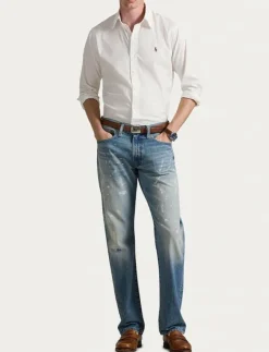Polo Ralph Lauren Custom Fit Stretch Oxford Shirt - Oxford-skjortor| Skjortor
