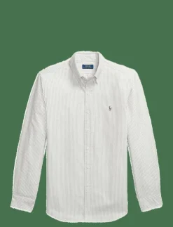 Polo Ralph Lauren Custom Fit Striped Oxford Shirt - Randiga skjortor| Skjortor