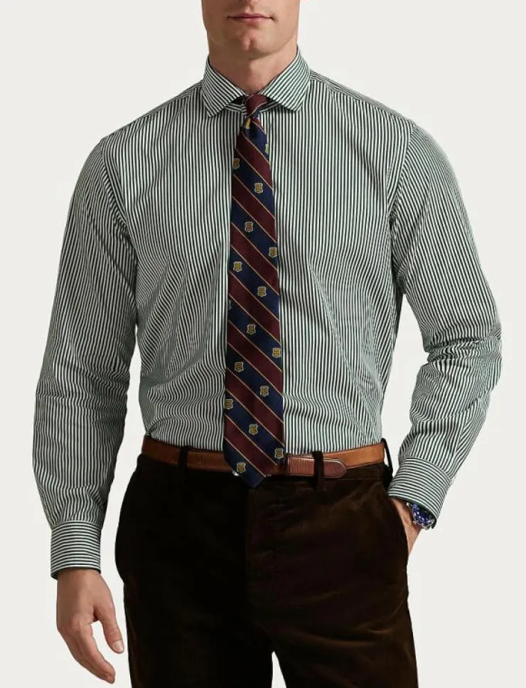 Polo Ralph Lauren Skjortor|Custom Fit Striped Poplin Shirt - Mönstrade skjortor