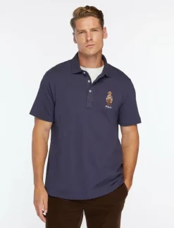 Polo Ralph Lauren Pikéer|Custom Slim Polo Bear Mesh Polo Shirt - Kortärmade pikéer