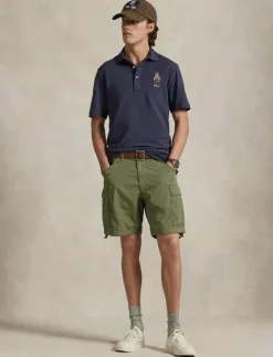 Polo Ralph Lauren Pikéer|Custom Slim Polo Bear Mesh Polo Shirt - Kortärmade pikéer