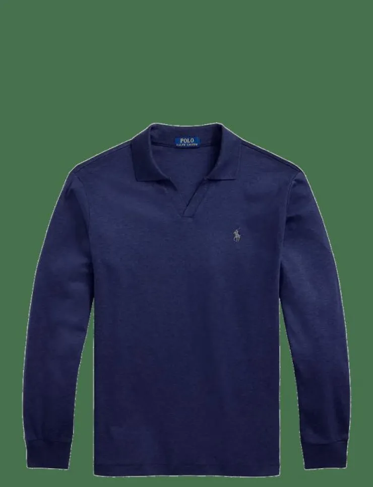 Polo Ralph Lauren Custom Slim Soft Cotton Polo Shirt - Stickade pikéer| Pikéer|Stickat