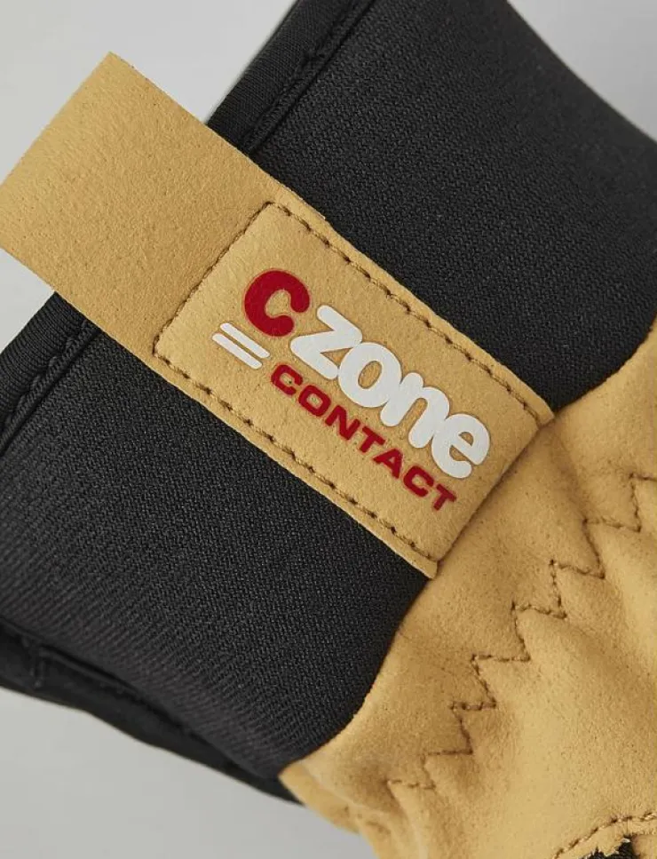 Hestra CZone Contact Glove -5 finger Black - Fingervantar|Kvinnor Accessoarer|Handskar & Vantar