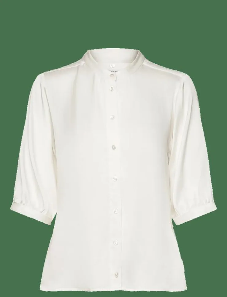Dante6 -Vaila silk scarf bow blouse - Kortärmade blusar|Kvinnor Blusar & Skjortor