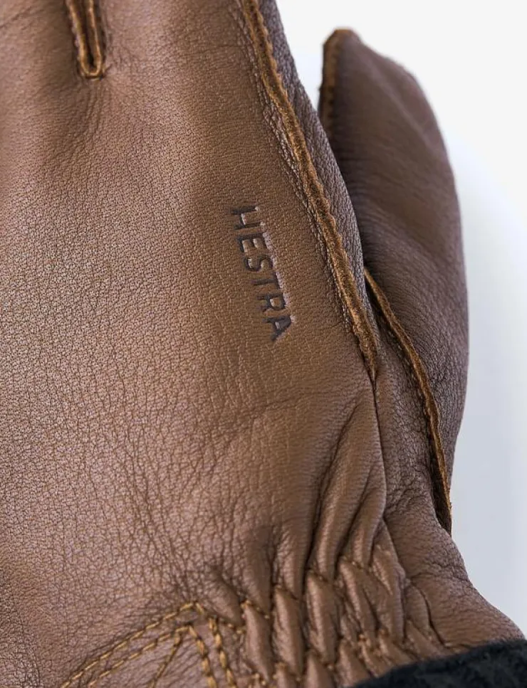 Hestra Handskar|Deerskin Primaloft Rib Black - Fingervantar