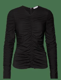 Marville Road Della Draped Top - Långärmade toppar|Kvinnor T-Shirts & Toppar