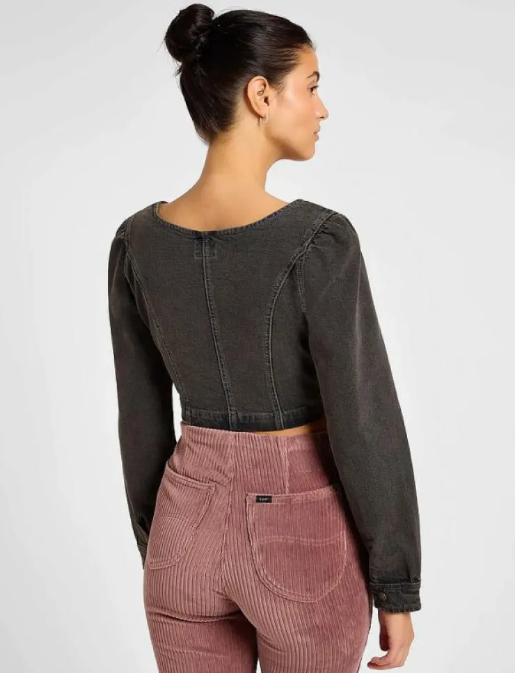 Kvinnor Lee Jeans Blusar & Skjortor|DENIM CORSET - Långärmade blusar