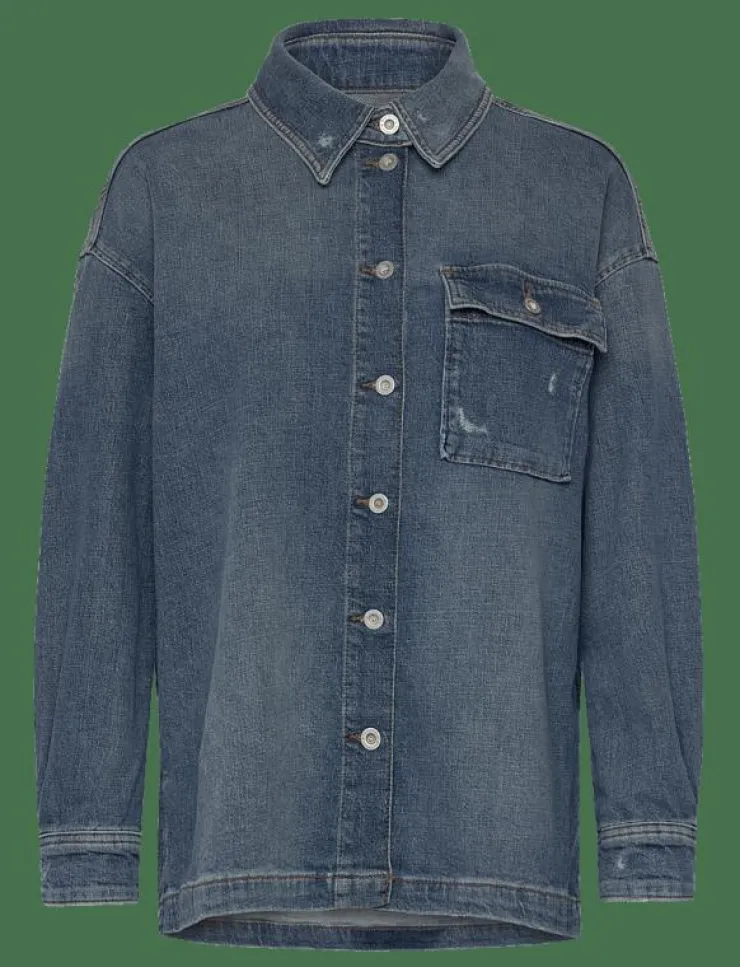Kvinnor Marc O'Polo Overshirts|DENIM SHIRT - Jeansskjortor