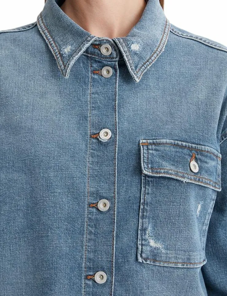 Kvinnor Marc O'Polo Overshirts|DENIM SHIRT - Jeansskjortor