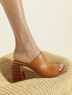 Kvinnor DEAR FRANCES Mules & Slip-Ins|DERI MULE - Mules med klack
