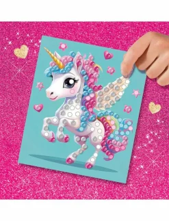 Barn SES Creative Rita & Pyssla|Diamond Painting - Unicorn - Pysselset