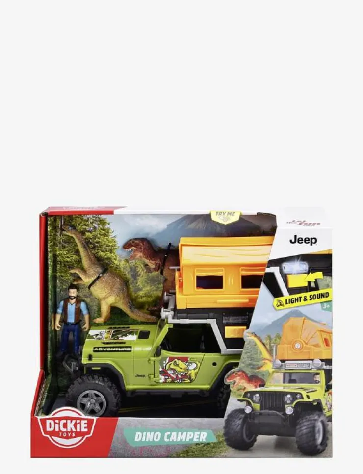 Barn Dickie Toys Leksaksfordon & Bilar|Dino Camper Leksaksbil, 23 cm - Leksaksfordon