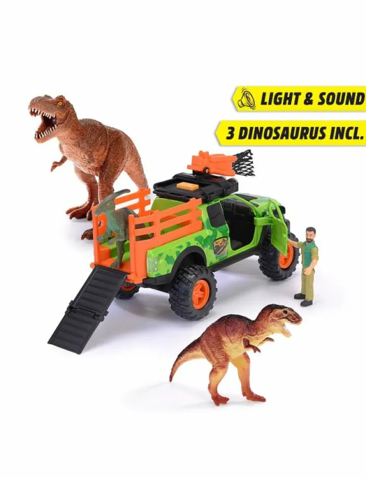 Dickie Toys Dino Jägare Lekset - Lastbilar|Barn Leksaksfordon & Bilar