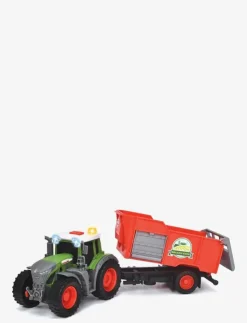 Barn Dickie Toys Leksaksfordon & Bilar|Fendt Traktor med Trailer - Traktorer