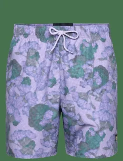 Lyle & Scott Digital Floral Print Swim Short - Badbyxor| Badkläder