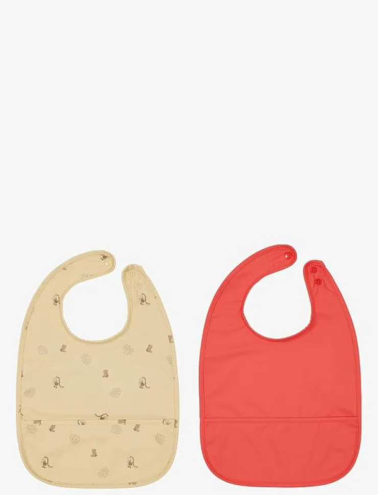 OYOY MINI Dino Bib - Pack of 2 - Haklappar|Barn Mata