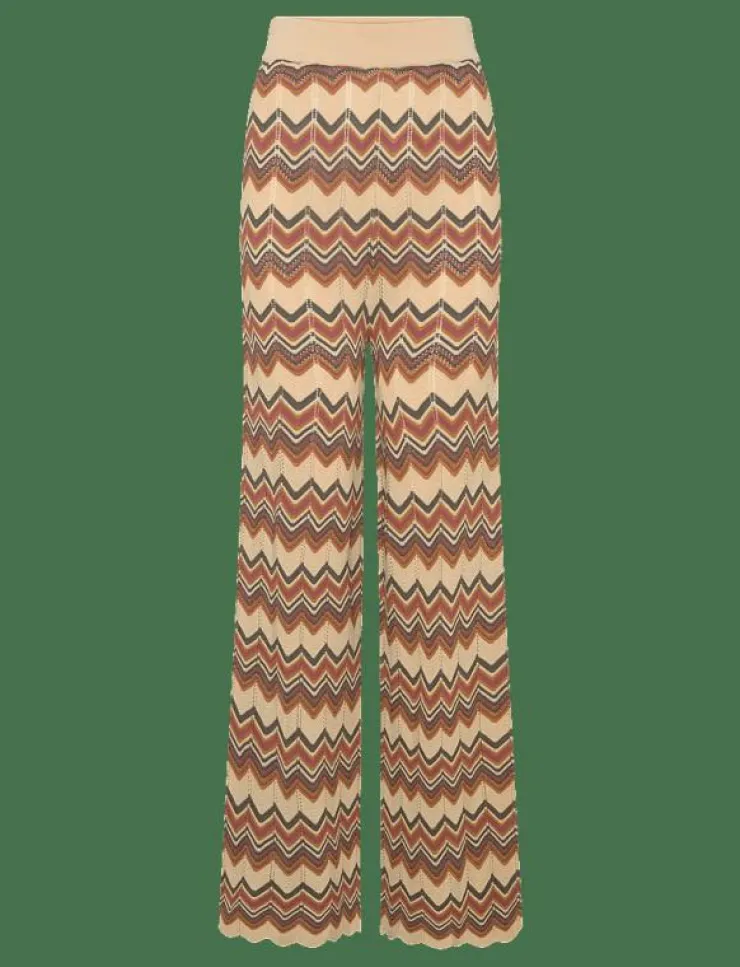 Malina Ditte flared knitted pants - Byxor|Kvinnor Byxor