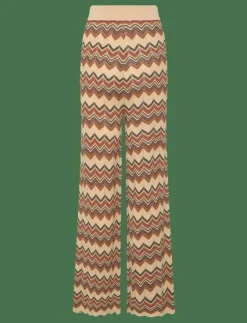 Malina Ditte flared knitted pants - Byxor|Kvinnor Byxor