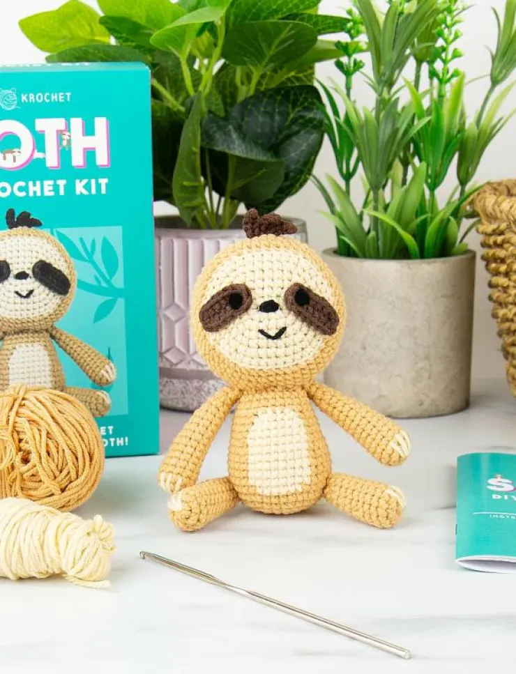 Gift Republic DIY Crochet Sloth - Spel & pussel| Spel & Pussel