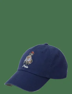 Polo Ralph Lauren Mössor & Hattar|Dog-Embroidered Twill Ball Cap - Kepsar