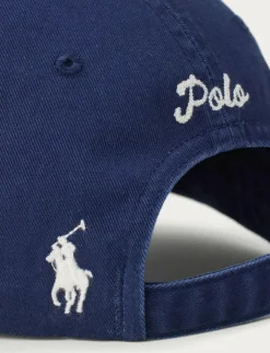 Polo Ralph Lauren Mössor & Hattar|Dog-Embroidered Twill Ball Cap - Kepsar