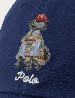 Polo Ralph Lauren Mössor & Hattar|Dog-Embroidered Twill Ball Cap - Kepsar