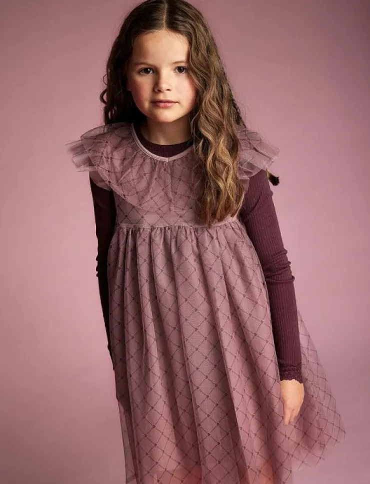 Barn Creamie Klänningar & Kjolar|Dress Heart Mesh - Ärmlösa vardagsklänningar