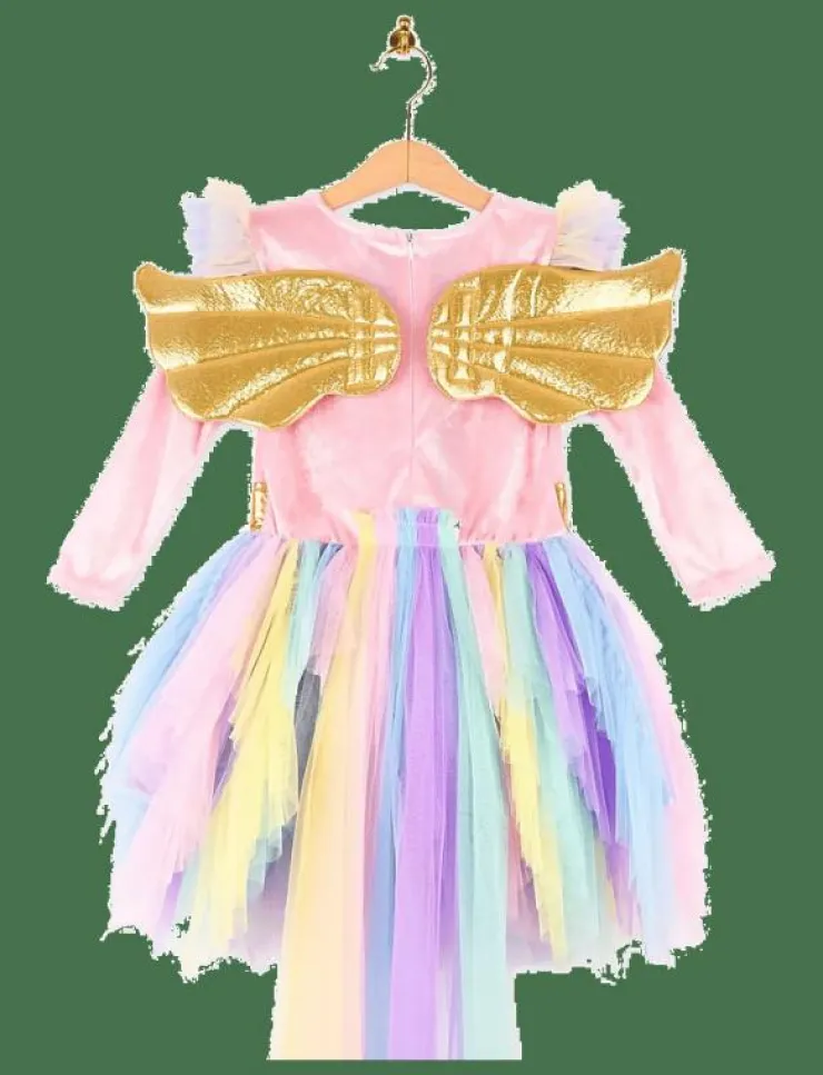 Den goda fen DRESS UNICORN w DIADEM - Maskeradkläder|Barn Maskeradkläder & Tillbehör