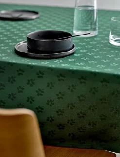 Södahl Kökstextilier|Textilier|Duk 140x370 Forget-me-not Damast - Kökstextilier