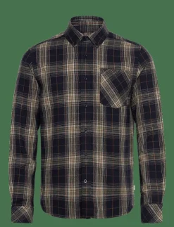 Knowledge Cotton Apparel Dune regular check flannel shirt - Flanellskjortor| Skjortor