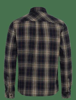 Knowledge Cotton Apparel Dune regular check flannel shirt - Flanellskjortor| Skjortor