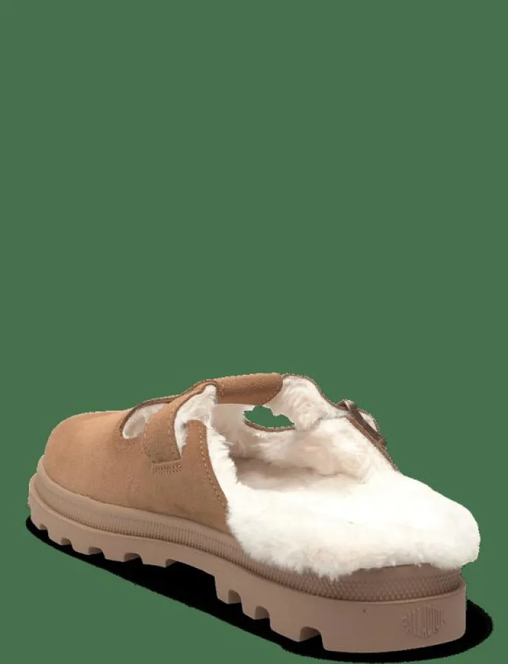 Palladium DUNELITE PYLA WARM - Platta mules|Kvinnor Inneskor|Tofflor