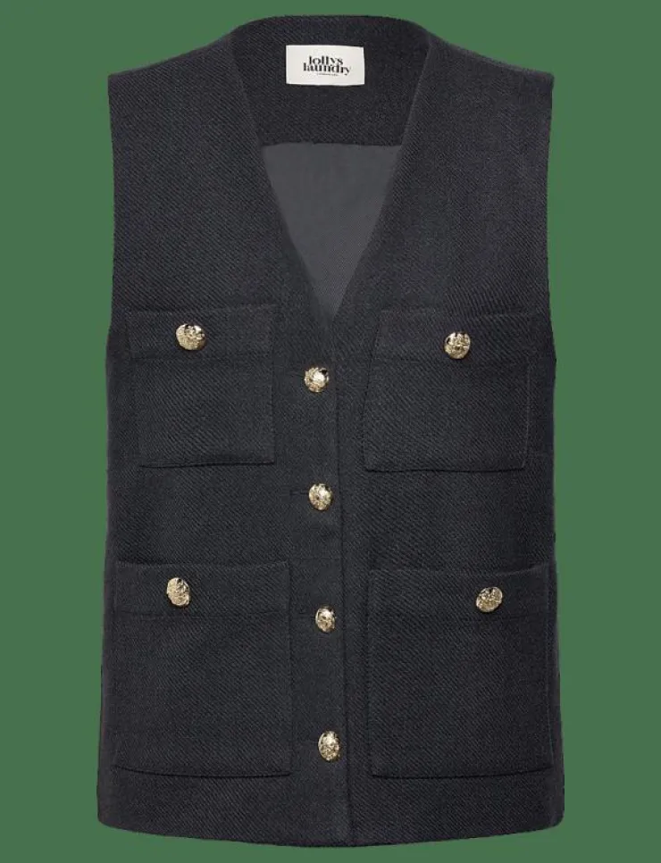 Kvinnor Lollys Laundry Västar|Edel Vest SS - Stickade västar