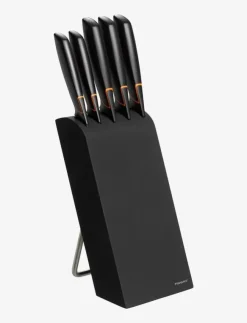 Fiskars Edge knivblock med 5 knivar - Knivblock| Köksknivar & Knivtillbehör