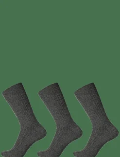 Egtved Broad rib wool 3-pack - Vanliga strumpor| Underkläder
