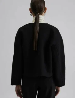 Kvinnor Malina Jackor & Kappor|Elia Cropped wool blend jacket - Ulljackor