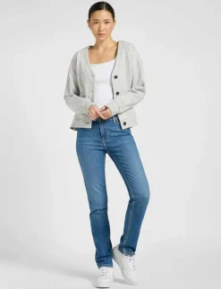Kvinnor Lee Jeans Denimkläder|Jeans|ELLY - Straight jeans