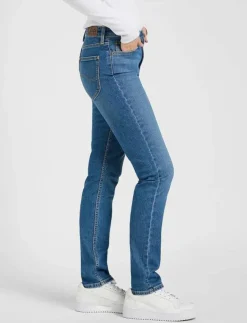 Kvinnor Lee Jeans Denimkläder|Jeans|ELLY - Straight jeans