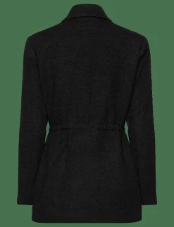 Kvinnor Malina Kavajer|Elodie drawstring boucle blazer - Bouclés