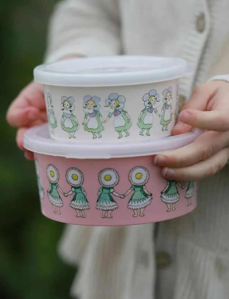 Barn Rätt Start Lunchlådor|Elsa Beskow Blomsterfesten, Snackbox, 2-pack - Lunchlådor