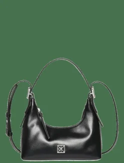 Kvinnor Calvin Klein Axelremsväskor|EMBLEM HW LTHR MINI SHOULDER BAG - Axelremsväskor