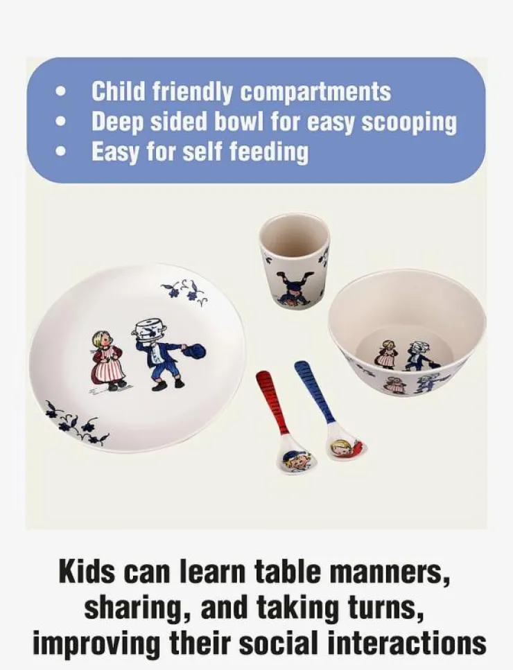 Barbo Toys Emil Tabelware 5 pcs set - Matdags|Barn Matdags|Matdags