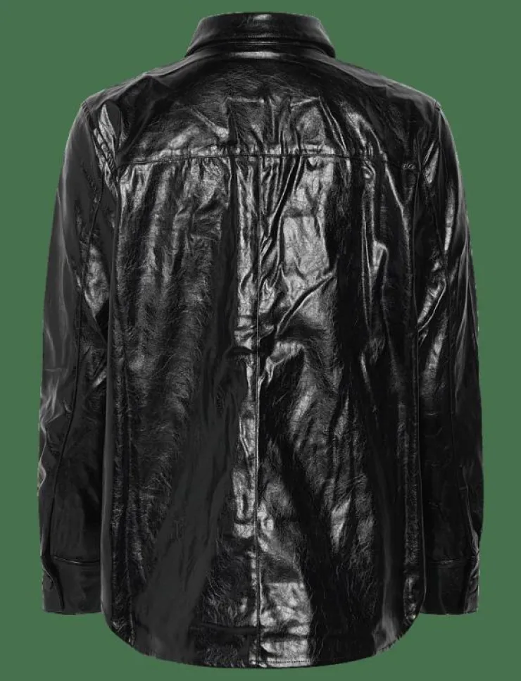 French Connection EMMETT PU OVERSHIRT - Overshirts|Kvinnor Overshirts
