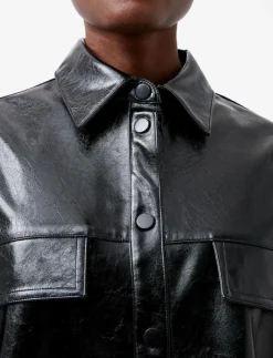 French Connection EMMETT PU OVERSHIRT - Overshirts|Kvinnor Overshirts