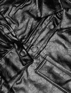 French Connection EMMETT PU OVERSHIRT - Overshirts|Kvinnor Overshirts