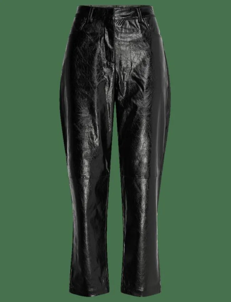 French Connection EMMETT PU TAPERED TROUSER - Skinnbyxor|Kvinnor Byxor