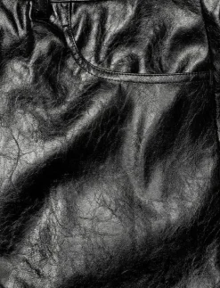 French Connection EMMETT PU TAPERED TROUSER - Skinnbyxor|Kvinnor Byxor